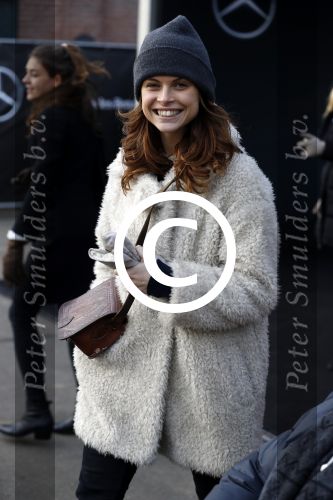 Amsterdam 27 januari 2017 
Amsterdam fashion week gesponsord door Mercedes Benz. No Maerten met ...vriend?