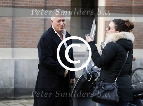 Amsterdam 10 januari 2017 
Bram Moszkowicz met zijn dochter na een lunch in Amsterdam zuid