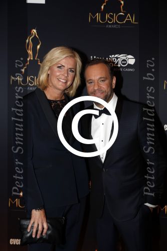 Utrecht 12 januari 2017
Uitreiking musical awards in het beatrixtheater. carlo Boszhard met irene Moors