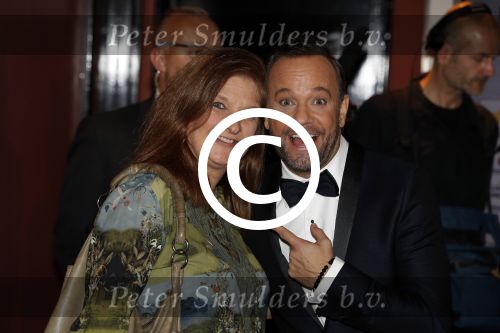 Utrecht 12 januari 2017
Uitreiking musical awards in het beatrixtheater. 
Carlo Boszhard met Karin Riethoven