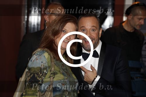 Utrecht 12 januari 2017
Uitreiking musical awards in het beatrixtheater. 
Carlo Boszhard met Karin Riethoven