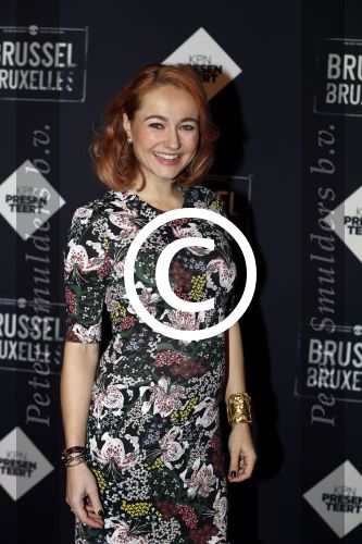 Amsterdam 19 januari 2017.
Premiere Brussel in de beurs van Berlage. Carolien Spoor zwnger