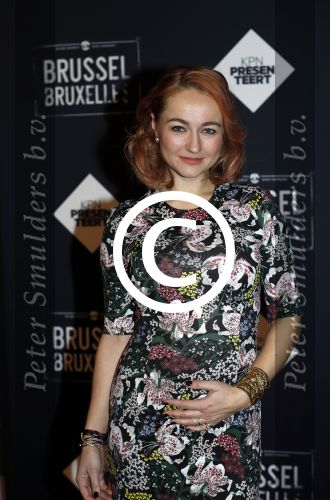 Amsterdam 19 januari 2017.
Premiere Brussel in de beurs van Berlage. Carolien Spoor zwnger