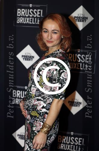 Amsterdam 19 januari 2017.
Premiere Brussel in de beurs van Berlage. Carolien Spoor zwnger