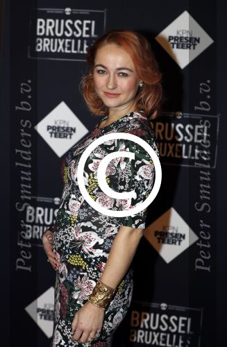Amsterdam 19 januari 2017.
Premiere Brussel in de beurs van Berlage. Carolien Spoor zwnger