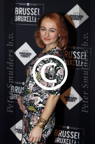 Amsterdam 19 januari 2017.
Premiere Brussel in de beurs van Berlage. Carolien Spoor zwnger