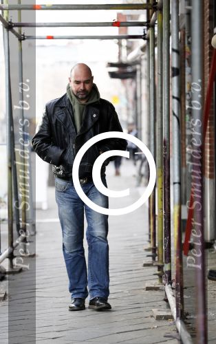 Amsterdam 20 januari 2017 
Cees Geel op de vossiusstraat in Amsterdam.