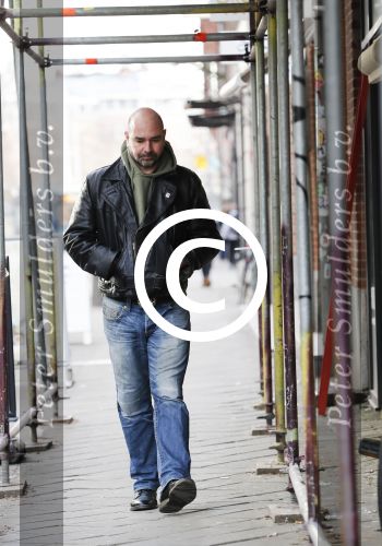 Amsterdam 20 januari 2017 
Cees Geel op de vossiusstraat in Amsterdam.