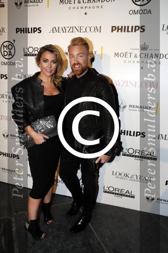 Amsterdam 25 januari 2017 
Amayzine awards in de westerkerk. Charlotte Heitinga met Dominique Samuel
