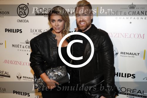 Amsterdam 25 januari 2017 
Amayzine awards in de westerkerk. Charlotte Heitinga met Dominique Samuel