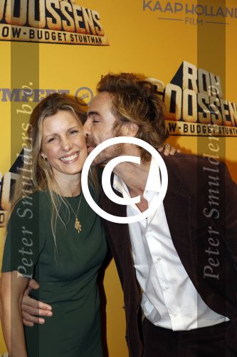 Amsterdam 23 januari 2017  
Premere Ron Goossens low budget stuntman in pathe arena. Chris Zegers met zijn vriendin Marije