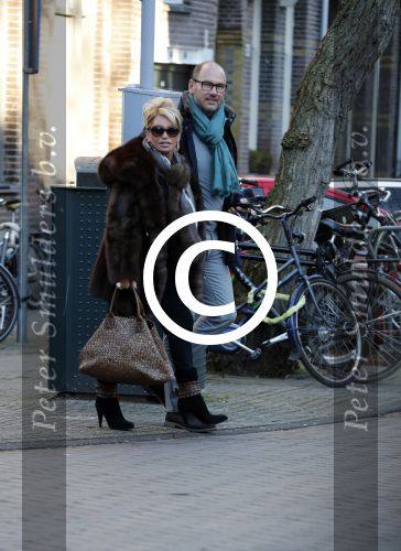 Amsterdam 19 januari 2017 
Connie Witteman met partner Eugene v Dun op de cornelis schuytstraat