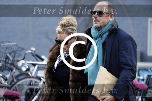 Amsterdam 21 januari 2017  
Connie Witteman met partner Eugene v Dun op de cornelis schuytstraat.
