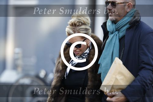 Amsterdam 21 januari 2017  
Connie Witteman met partner Eugene v Dun op de cornelis schuytstraat.