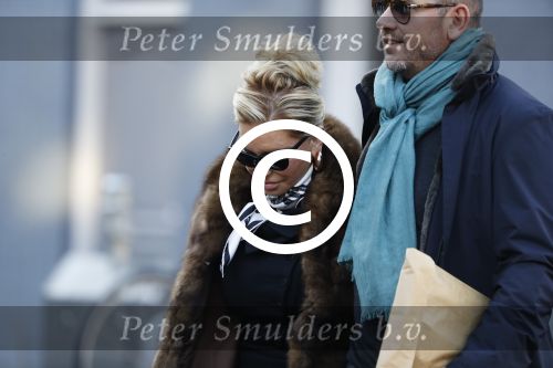 Amsterdam 21 januari 2017  
Connie Witteman met partner Eugene v Dun op de cornelis schuytstraat.