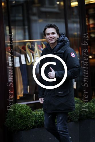Amsterdam 7 januari 2017
Danilo Kuiters op de pc hooftstraat. danilo is een van de grote aanstormende zangtalenten van Nederland.