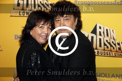 Amsterdam 23 januari 2017  
Premere Ron Goossens low budget stuntman in pathe arena. Dennie Christiaan met zijn vrouw