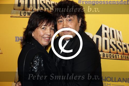 Amsterdam 23 januari 2017  
Premere Ron Goossens low budget stuntman in pathe arena. Dennie Christiaan met zijn vrouw