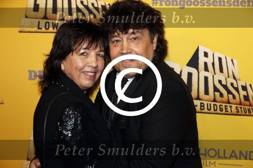 Amsterdam 23 januari 2017  
Premere Ron Goossens low budget stuntman in pathe arena. Dennie Christiaan met zijn vrouw