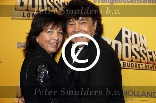 Amsterdam 23 januari 2017  
Premere Ron Goossens low budget stuntman in pathe arena. Dennie Christiaan met zijn vrouw