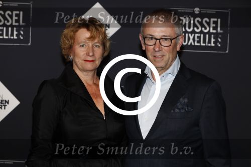 Amsterdam 19 januari 2017.
Premiere Brussel in de beurs van Berlage.
Eelco Blok (CEO Raad van BNestuur KPN) en partner