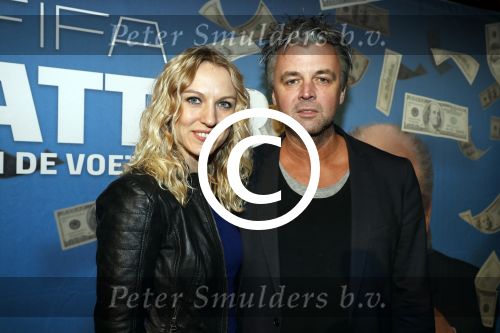 Hoorn 16 januari 2017
Premiere van FIFA Blatter, de val van de voetbalkeizer, in Schouwburg Het Park in Hoorn. Elisah Braaksma met vriend