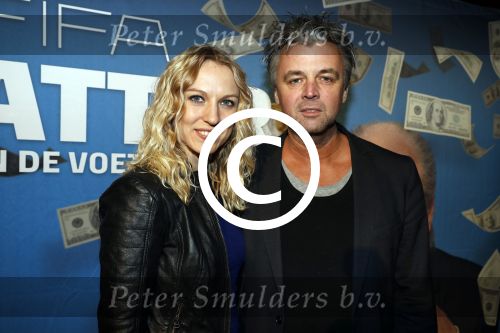 Hoorn 16 januari 2017
Premiere van FIFA Blatter, de val van de voetbalkeizer, in Schouwburg Het Park in Hoorn. Elisah Braaksma met vriend