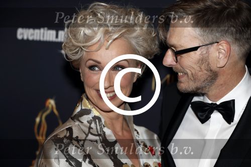 Utrecht 12 januari 2017
Uitreiking musical awards in het beatrixtheater.
Ellen Evers en partner John Kriek