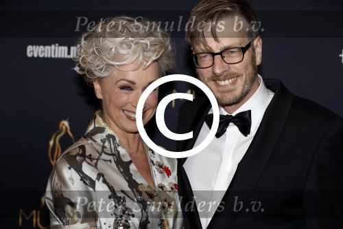 Utrecht 12 januari 2017
Uitreiking musical awards in het beatrixtheater.
Ellen Evers en partner John Kriek