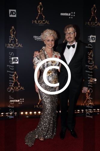 Utrecht 12 januari 2017
Uitreiking musical awards in het beatrixtheater.
Ellen Evers en partner John Kriek