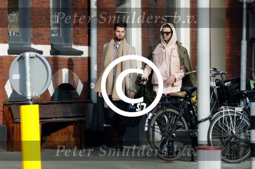 Amsterdam 28 januari 2017
Fred v Leer met (een) vriend Nino Verlasevic  in amsterdam zuid