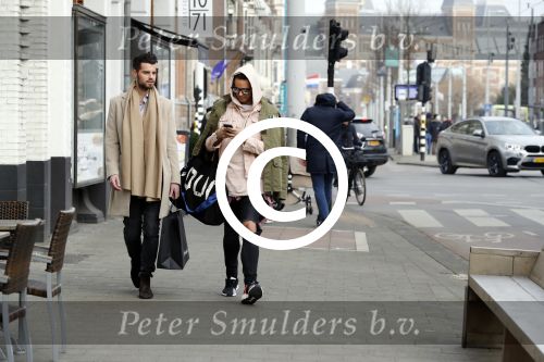 Amsterdam 28 januari 2017
Fred v Leer met (een) vriend Nino Verlasevic  in amsterdam zuid