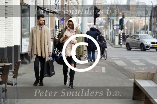 Amsterdam 28 januari 2017
Fred v Leer met (een) vriend Nino Verlasevic  in amsterdam zuid
