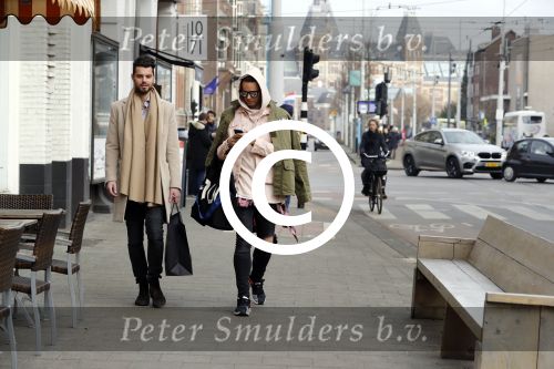Amsterdam 28 januari 2017
Fred v Leer met (een) vriend Nino Verlasevic  in amsterdam zuid