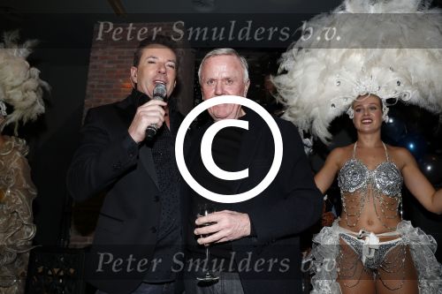 Amsterdam 29 januari 2017 
Surprise party Harry Mens vanwege zijn 70e verjaardag. Het werd gevierd op het leidse plein. Gerard Joling