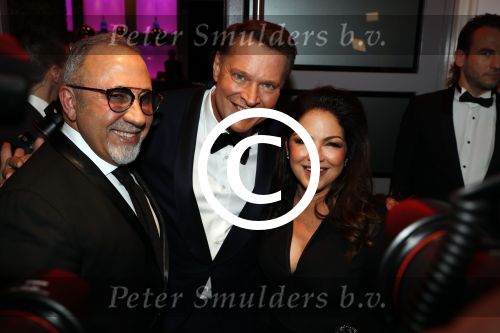 Utrecht 12 januari 2017
Uitreiking musical awards in het beatrixtheater. 
Gloria Estefan met man Emilio en Albert Verlinde
