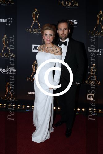 Utrecht 12 januari 2017
Uitreiking musical awards in het beatrixtheater.
Guy Clemens en partner Rosa Reuten
