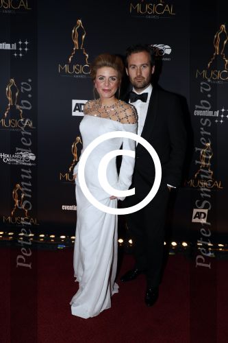 Utrecht 12 januari 2017
Uitreiking musical awards in het beatrixtheater.
Guy Clemens en partner Rosa Reuten