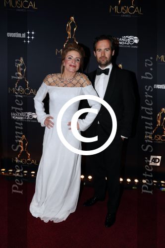Utrecht 12 januari 2017
Uitreiking musical awards in het beatrixtheater.
Guy Clemens en partner Rosa Reuten