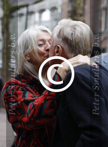 Amsterdam 29 januari 2017 
Surprise party Harry Mens vanwege zijn 70e verjaardag. Het werd gevierd op het leidse plein. Harry met zijn nieuwe oude vriendin Juul