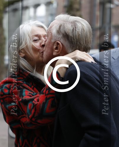 Amsterdam 29 januari 2017 
Surprise party Harry Mens vanwege zijn 70e verjaardag. Het werd gevierd op het leidse plein. Harry met zijn nieuwe oude vriendin Juul