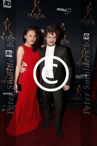 Utrecht 12 januari 2017
Uitreiking musical awards in het beatrixtheater.
Holly Brood en Soy Kroon