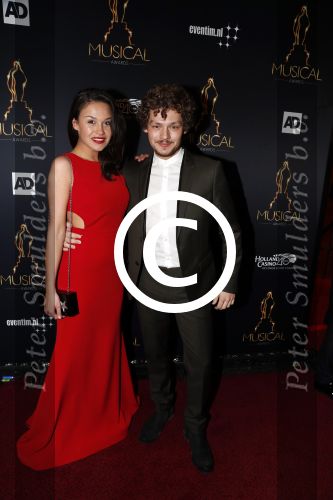 Utrecht 12 januari 2017
Uitreiking musical awards in het beatrixtheater.
Holly Brood en Soy Kroon