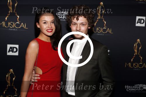 Utrecht 12 januari 2017
Uitreiking musical awards in het beatrixtheater.
Holly Brood en Soy Kroon
