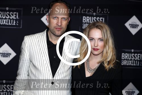Amsterdam 19 januari 2017.
Premiere Brussel in de beurs van Berlage. Hugo Metsers met vriendin