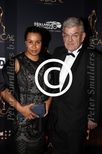 Utrecht 12 januari 2017
Uitreiking musical awards in het beatrixtheater.
Burgemeester van Utrecht Jan v Zanen met vriendin