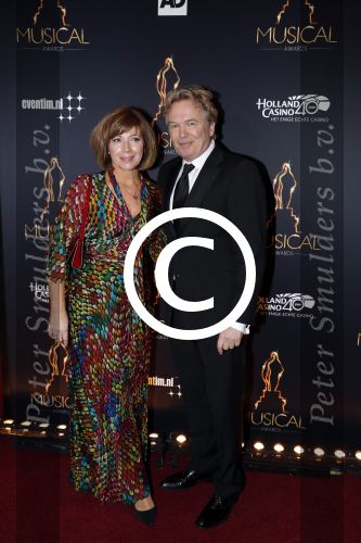 Utrecht 12 januari 2017
Uitreiking musical awards in het beatrixtheater.
Janke Dekker en Tom Egbers