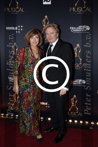 Utrecht 12 januari 2017
Uitreiking musical awards in het beatrixtheater.
Janke Dekker en Tom Egbers