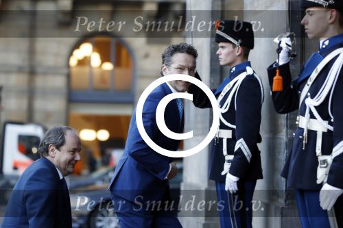Amsterdam 17 januari 2017
Nieuwjaarsreceptie Koning Willem Alexander en Koningin Maxima in het paleis op de dam. Jeroen Dijsselbloem