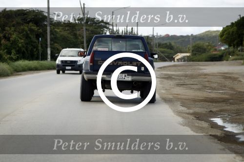 Curacao 2 januari 2017
Jeroen Pauw in zijn SUV auto op Curacao